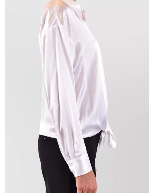Pinko White Silk Shirt