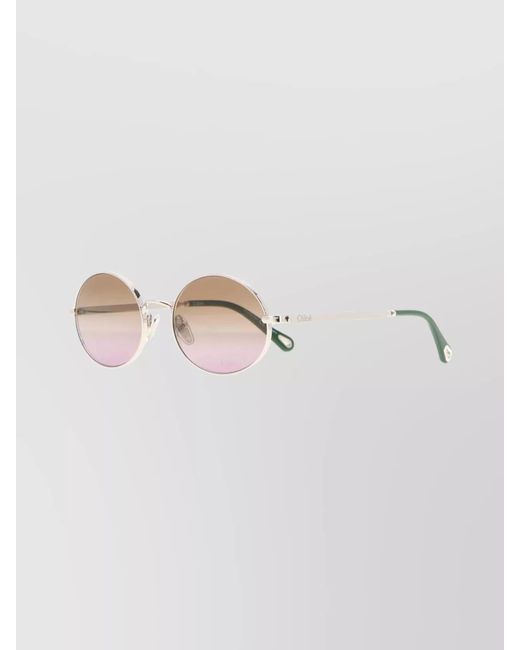 Chloé Gray Metal Sunglasses