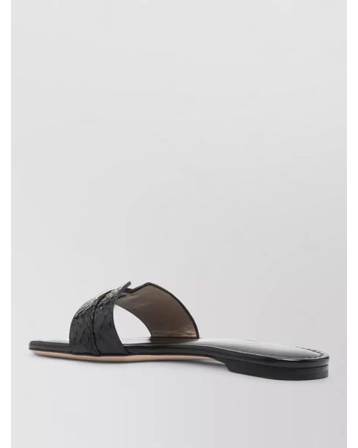 Tom Ford Multicolor Python-Effect Leather Flat Sandals