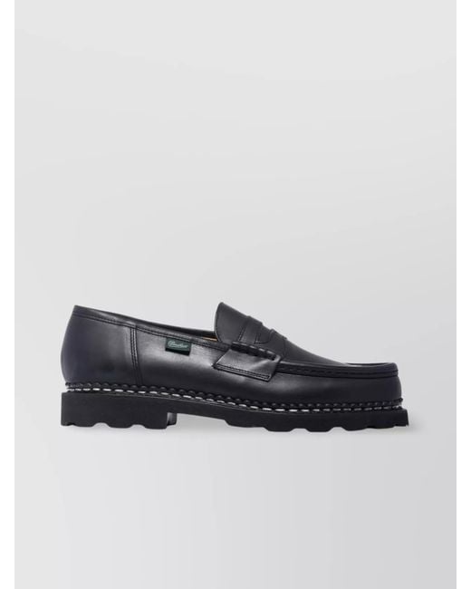Paraboot Blue Leather Reims Loafers for men