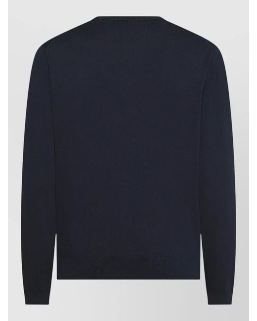 SEVENTY VENEZIA Blue Crewneck Jumper for men