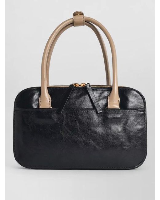 Marni Black Small Calfskin Leather Shoulder Bag