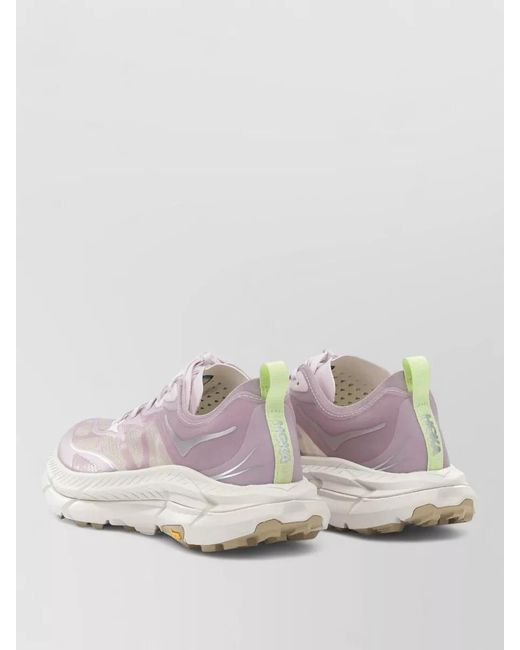Hoka One One Pink Nylon Mafate Speed 4 Lite Low-Top Sneakers for men