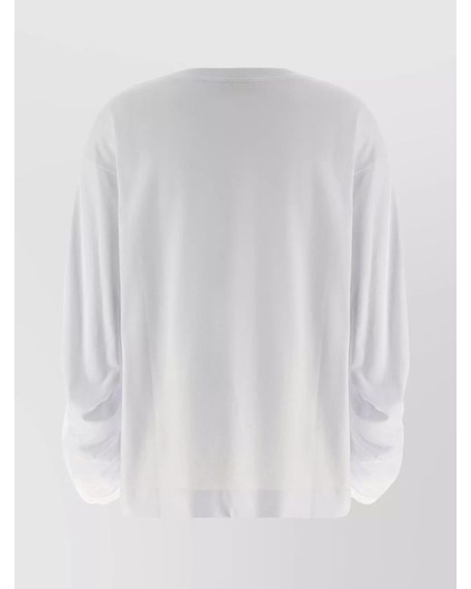 Dries Van Noten White Cotton T-Shirt