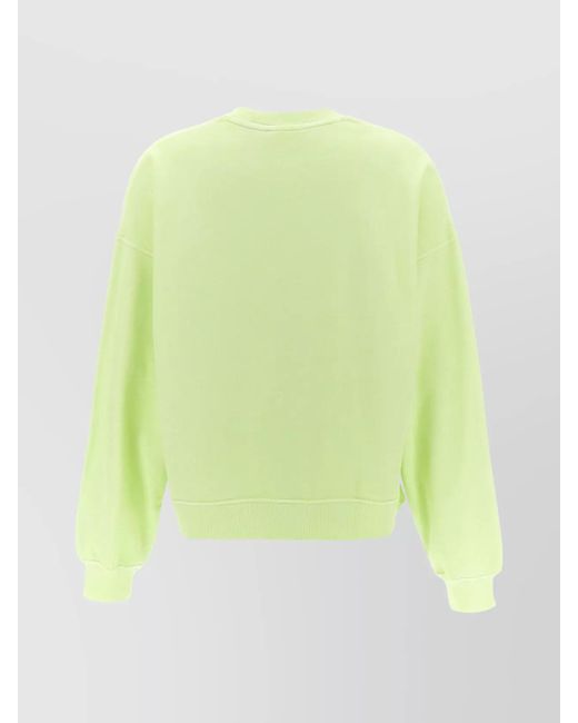 Carhartt Green Crew Neck Sweatshirt Ribbed Cuffs