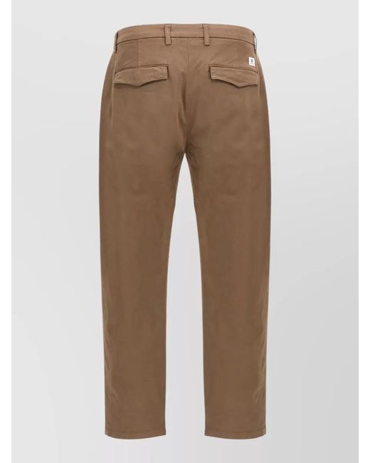 Department 5 Natural Cotton-Blend Straight-Leg Trousers for men