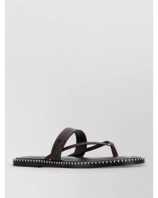 Dries Van Noten Multicolor Leather Thong Sandals for men