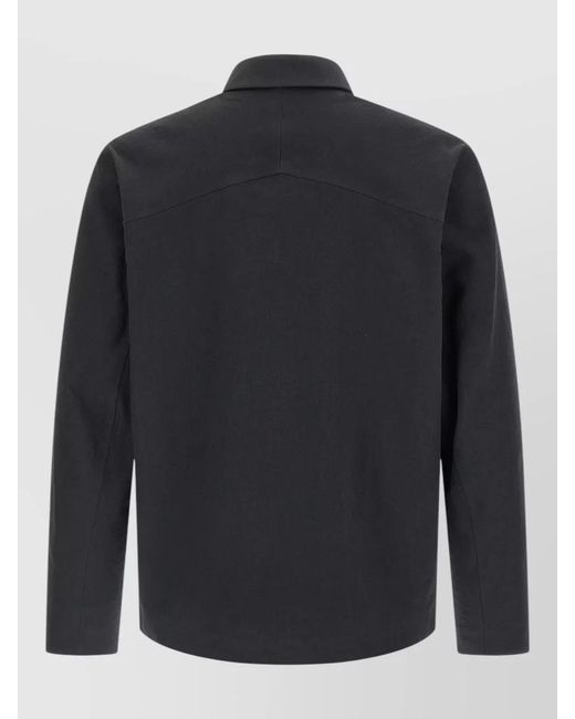 Veilance Black Polyester Mionn Lightweight Jacket for men