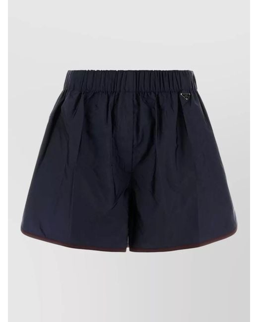 Prada Blue Re-Nylon Shorts