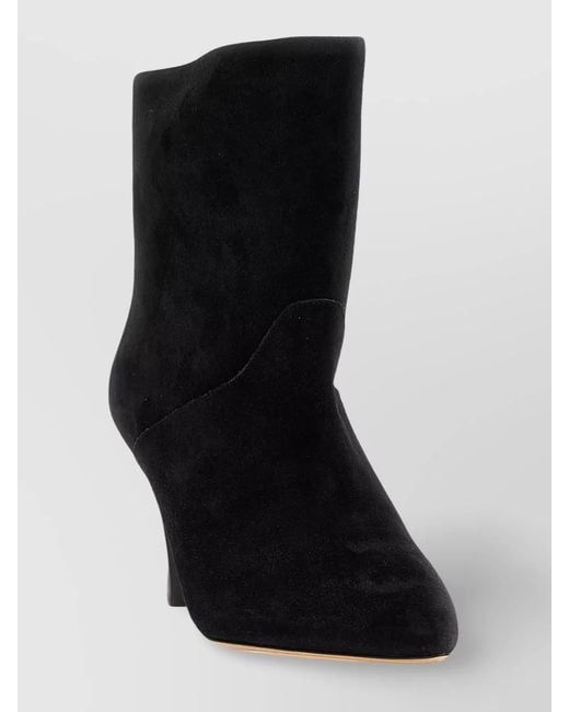 Isabel Marant Black Leather Ankle Boots
