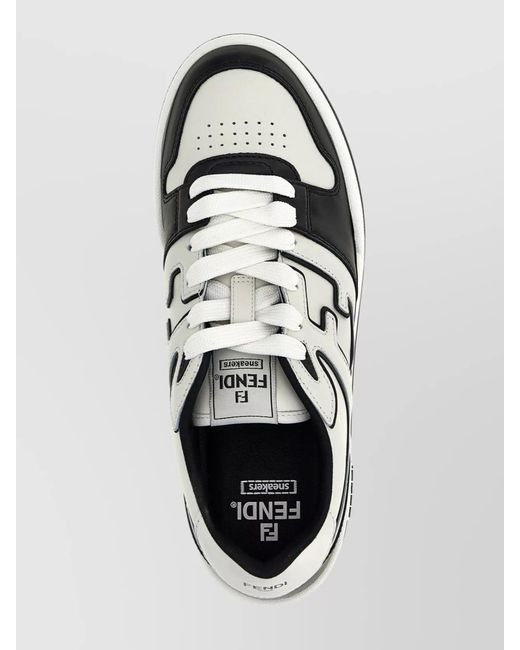 Fendi Metallic Match Sneakers