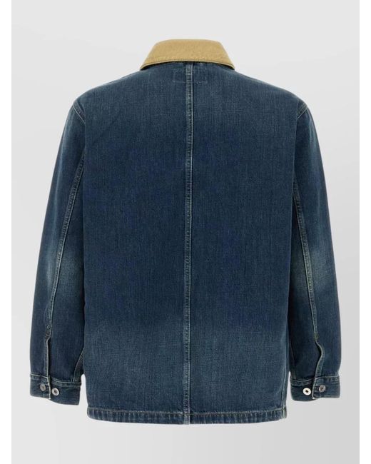 Carhartt Blue Denim Shirt Jacket for men