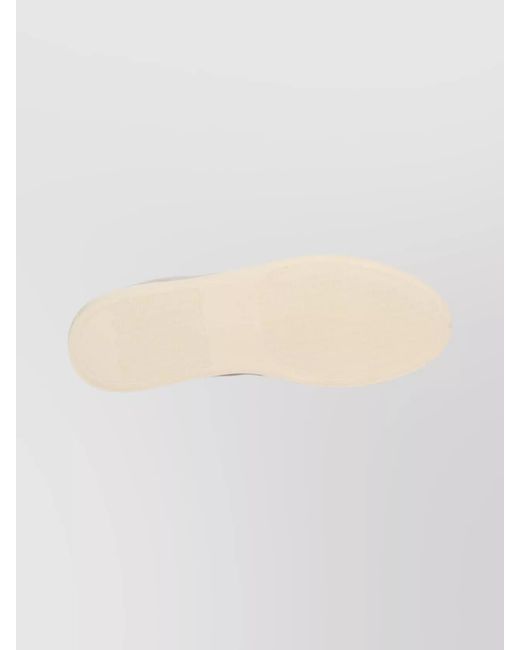 Common Projects Natural Low-Top Suede Sneakers Rubber Sole for men