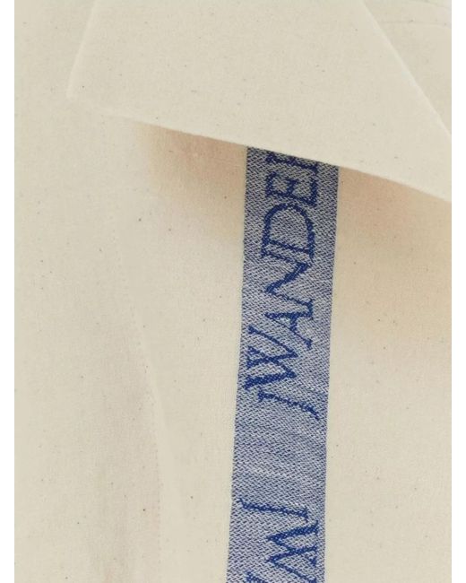 J.W. Anderson Natural Wide-Leg Trousers