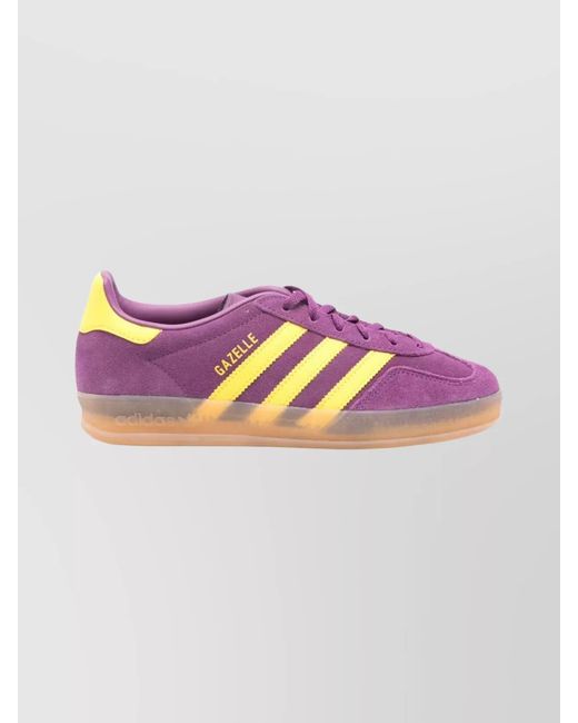 Adidas Pink Leather Low-Top Sneakers