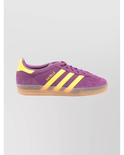 Adidas Pink Leather Low-Top Sneakers
