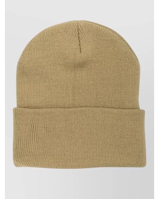 Carhartt Natural Short Watch Knit Hat Folded Cuff for men