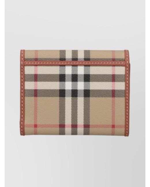 Burberry Natural Check Folding Wallet