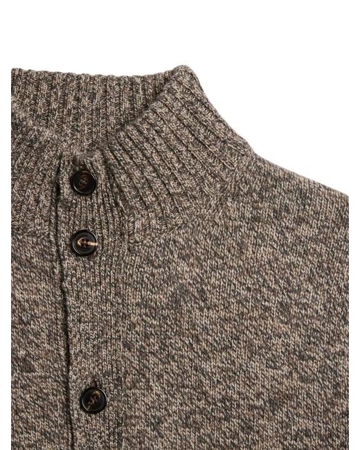 Zanone Brown Wool Jacket for men