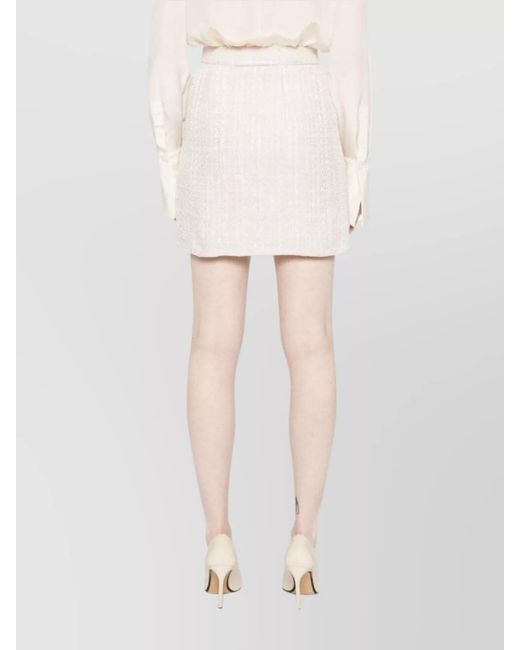 IRO Natural Bouclé Wrap Mini Skirt