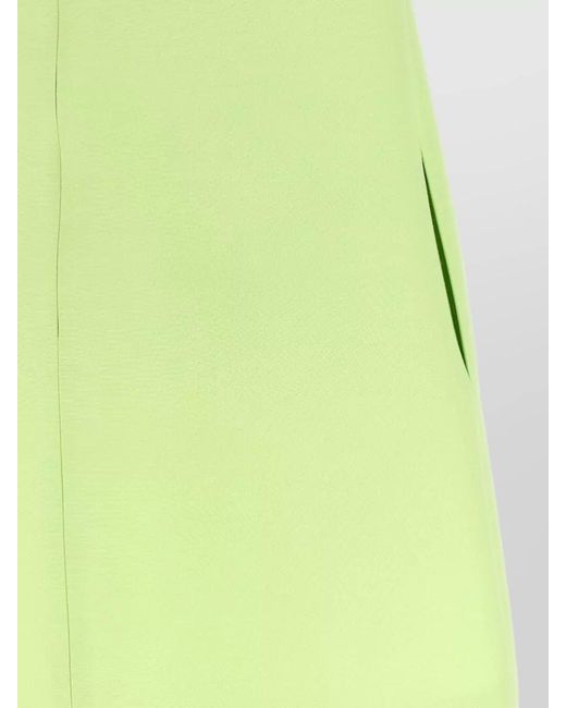 Valentino Garavani Green Feather Mini Dress