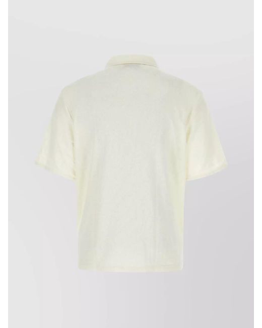 Our Legacy White Bouclé Shirt for men