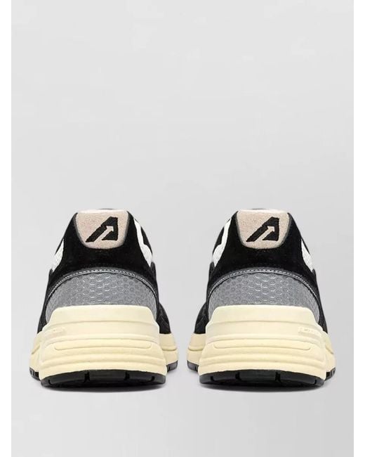 Autry Black Hyperway Sneakers Suede Mesh Running Silhouette