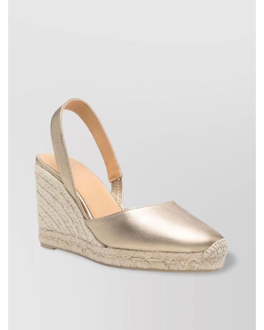 Castaner Natural Leather Espadrilles
