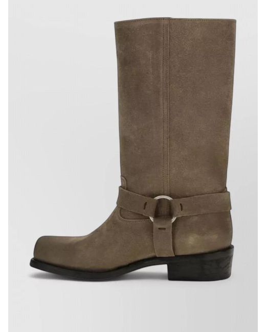 Golden Goose Deluxe Brand Brown Calf Leather Lace-Up Boots