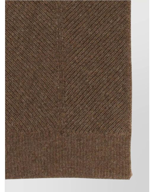 Bottega Veneta Brown Alpaca Scarf for men