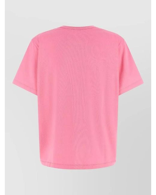 J.W. Anderson Pink 'Ribbon Anchor' T-Shirt