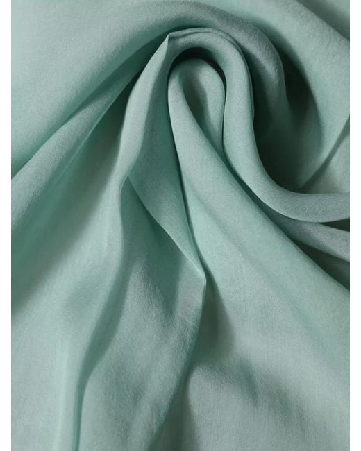 Dolce & Gabbana Blue Silk Foulard Scarf