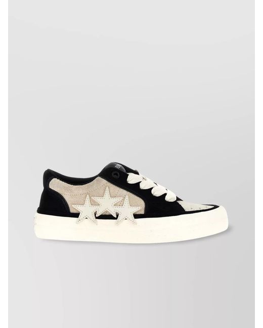 Amiri Metallic 'Star Appliqué' Vulcanized Sneakers for men