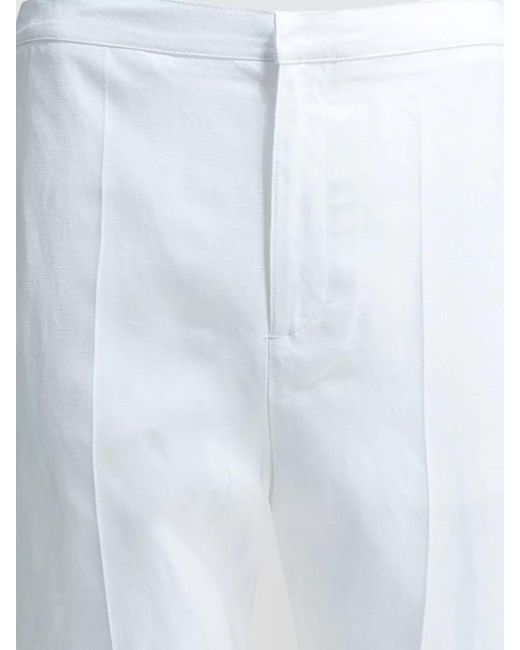 Loulou de Saison White Tailored Shorts
