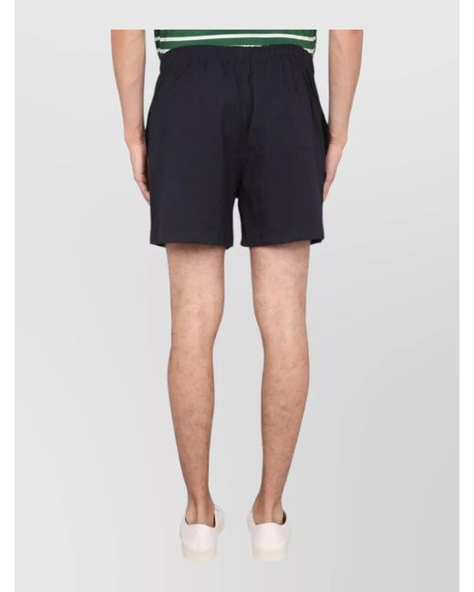 Howlin' By Morrison Blue Bermuda Shorts Elastic Waist Back Pocket for men