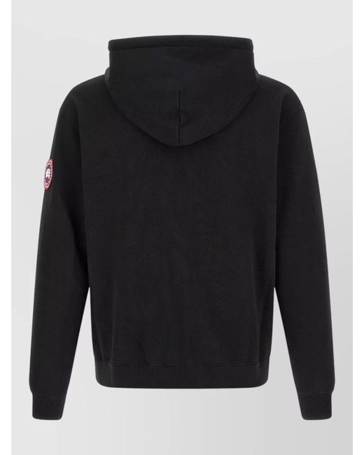 Canada Goose Black Loon Hooded Jacket Regular Fit for men