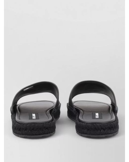 Dolce & Gabbana Gray Leather Espadrilles for men
