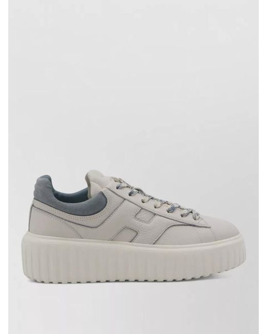 Hogan Multicolor Leather Low-Top Sneakers