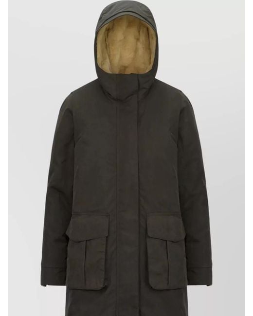 K-Way Black Down Puffer Jacket
