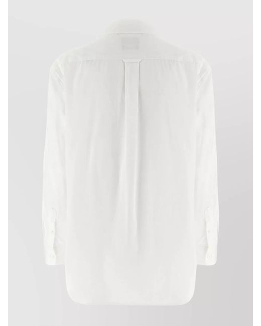 Polo Ralph Lauren White Oversized Cotton Shirt
