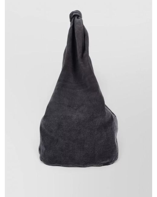 Our Legacy Blue Shoulder Bag Featuring Distinctive Knotted Handle