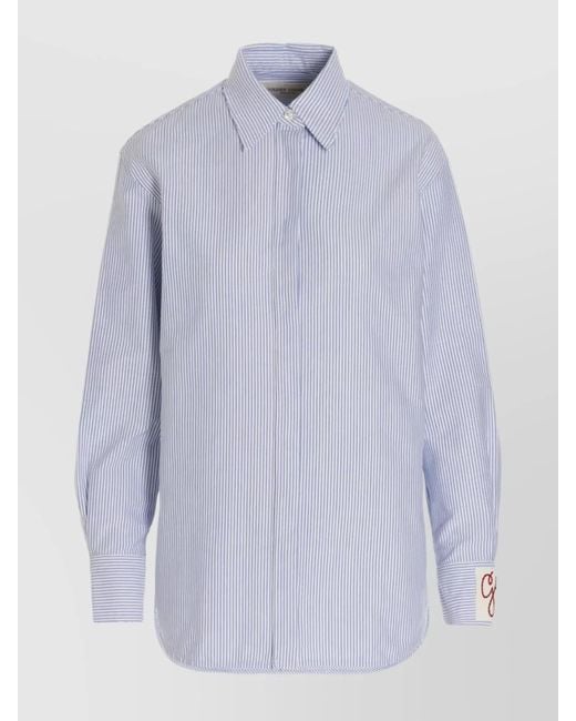 Golden Goose Deluxe Brand Blue Batilda Shirt