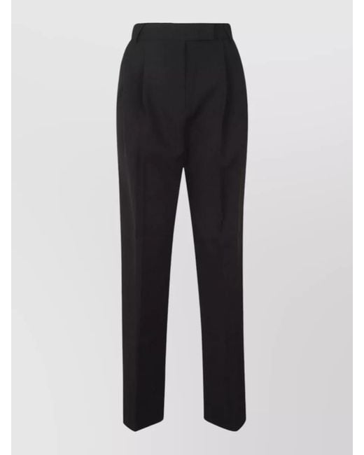 Frankie Shop Black Knee Length Midi Pants Straight Leg