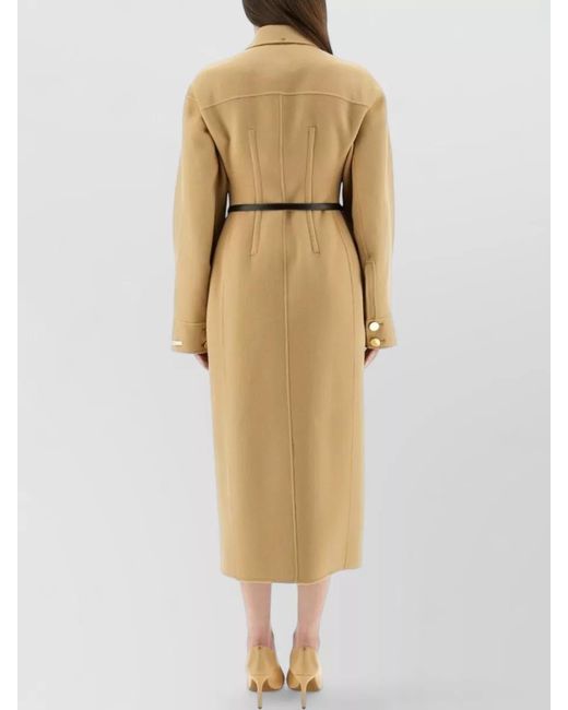 Sportmax Natural Virgin Wool Fitted Jacket