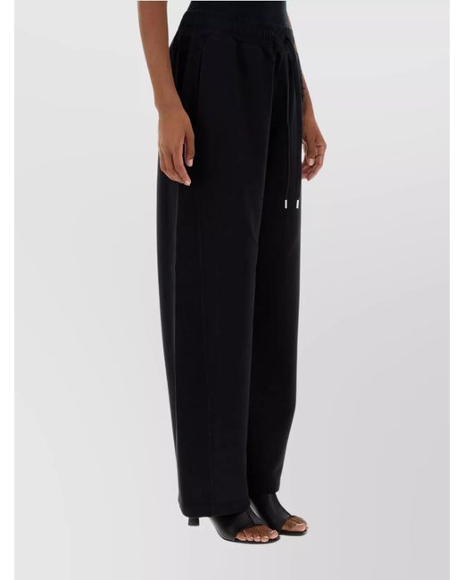 Stella McCartney Black Regular-Fit Jogging Trousers