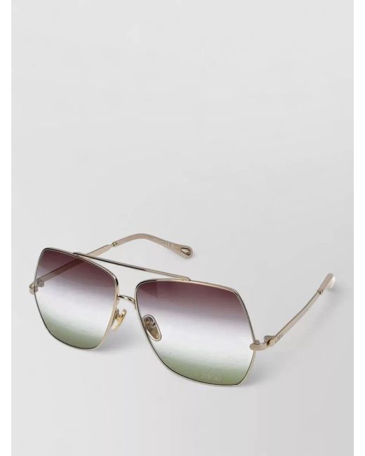 Chloé Gray Sunglasses Model Ch0278S 002 Square Frame