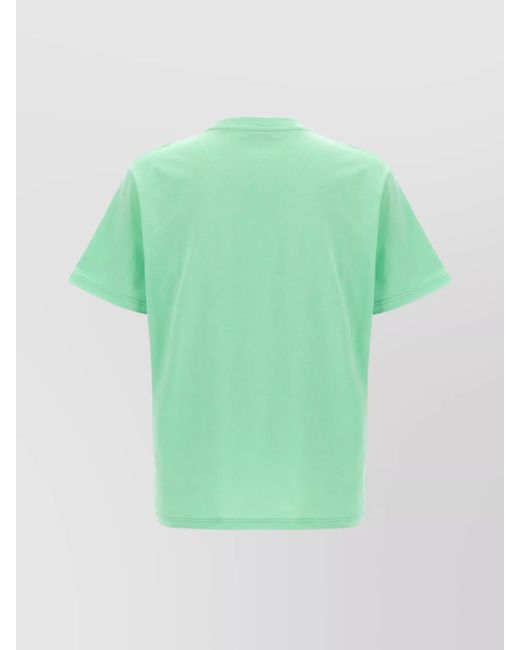 J.W. Anderson Green Organic Cotton Embroidered Short-Sleeve T-Shirt for men