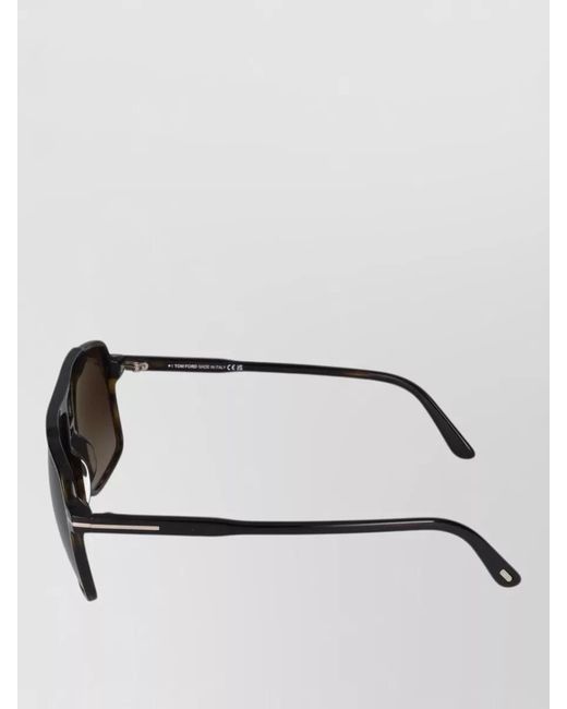Tom Ford Black Sunglasses Ft1177 52B Square Tinted Lenses