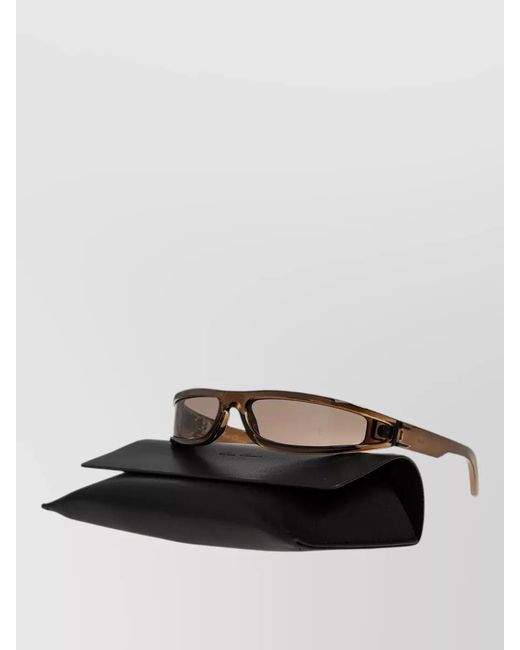 Rick Owens Multicolor Frog Sunglasses Lightweight Thin Frame Modern Shape for men