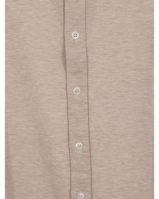 Barba Napoli Natural Oversized Shirt for men